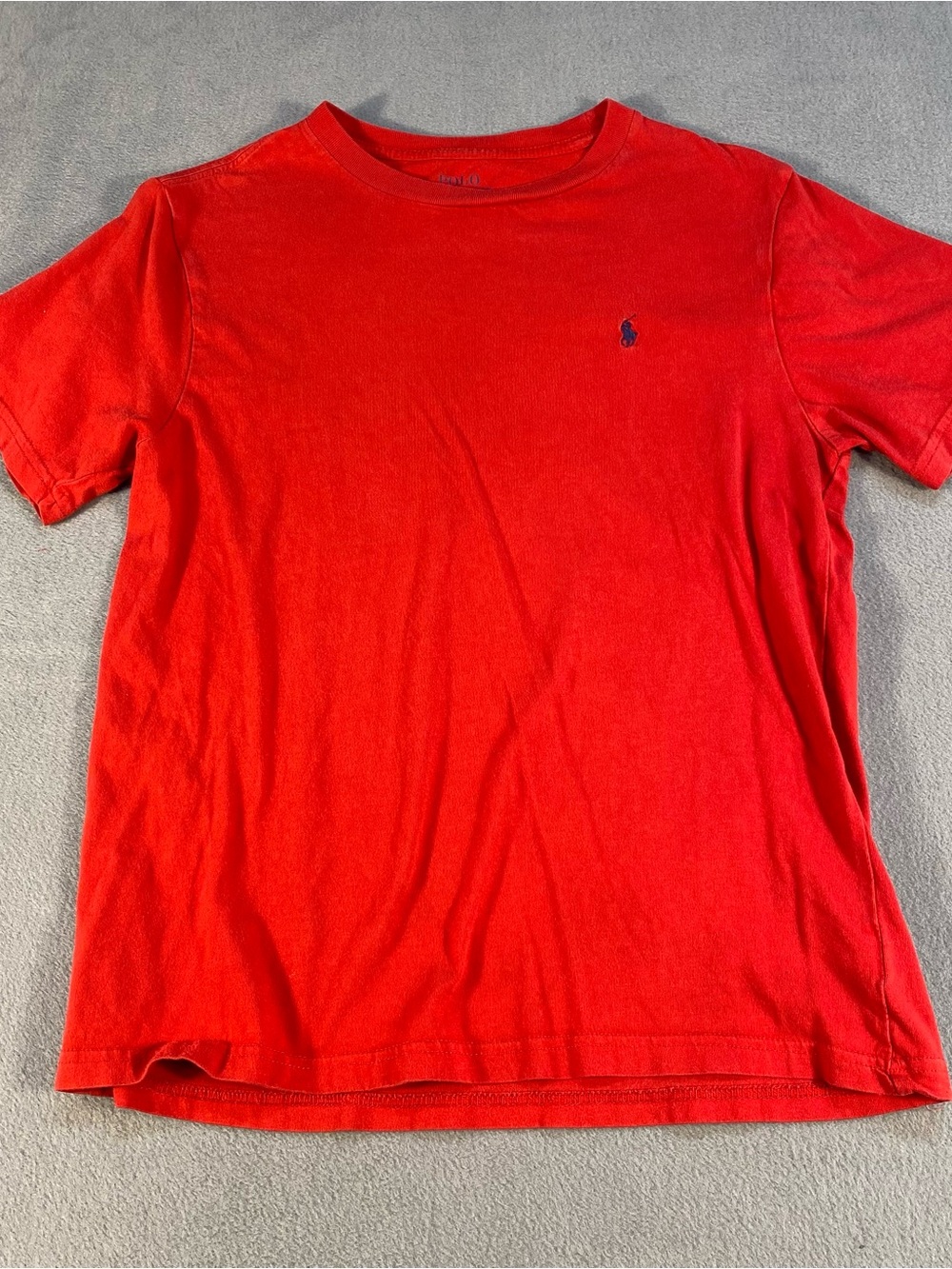 Polo by Ralph Lauren youth’s Red Crewneck Cotton T-shirt, size L
